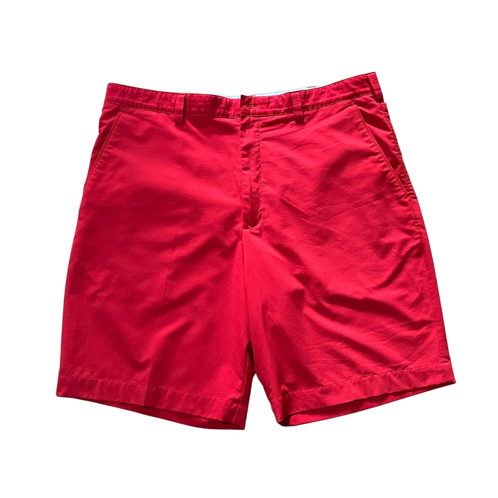 Cutter & Buck Shorts Mens 36 Red CB DryTec Golf Performance Stretch Flat Summer - Picture 2 of 8